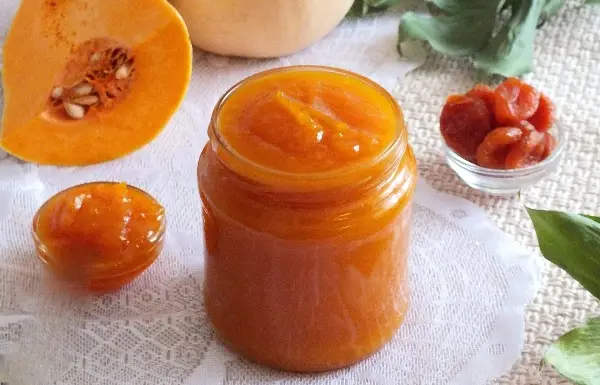 Главное изображение рецепта - Повидло из тыквы с курагой