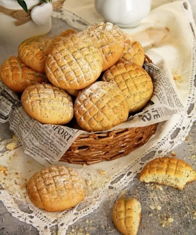 Главное изображение рецепта - Печенье с маком на скорую руку